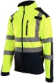 Kurtka ostrzegawcza ocieplana BRIXTON FLASH SOFTSHELL BF005 kat.II kl.2 żółta