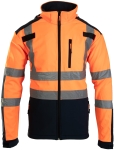 Kurtka ostrzegawcza ocieplana BRIXTON FLASH SOFTSHELL BF005 kat.II kl.2 pomarańczowa