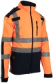 Kurtka ostrzegawcza ocieplana BRIXTON FLASH SOFTSHELL BF005 kat.II kl.2 pomarańczowa