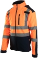Kurtka ostrzegawcza ocieplana BRIXTON FLASH SOFTSHELL BF005 kat.II kl.2 pomarańczowa