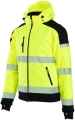 Kurtka ostrzegawcza ocieplana BRIXTON FLASH SOFTSHELL BF010 kat.II kl.2 żółta