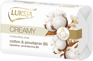 Mydło w kostce LUKSJA Creamy Cotton & Provitamin B5