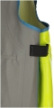 Ogrodniczki wodoochronne PROS 003 szaro-limonkowe