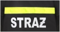 Kurtka wodoochronna PROS 071 Straż czarna