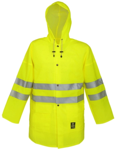 Kurtka wodoochronna ostrzegawcza 3/4 PROS 1101 żółta fluorescencyjna