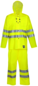 Ubranie wodoochronne ostrzegawcze PROS 1101/1011 żółte fluorescencyjne