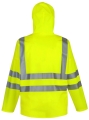 Kurtka wodoochronna ostrzegawcza 3/4 PROS 1101R żółta fluorescencyjna