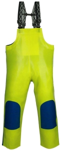 Ogrodniczki wodoochronne PROS 3004 żółto-niebieskie fluorescencyjne