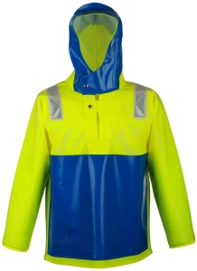 Kurtka wodoochronna PROS 3044 żółto-niebieska fluorescencyjna