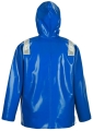 Kurtka wodoochronna PROS 3166 niebieska fluorescencyjna