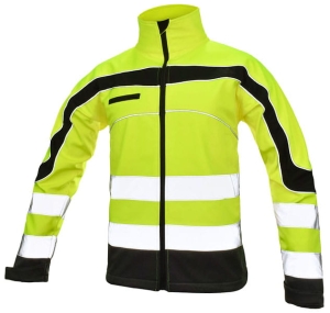 Kurtka softshell ostrzegawcza ART.MAS SOFTFLEX Yellow