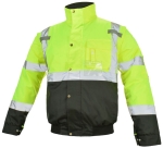 Kurtka ostrzegawcza ocieplana ART.MAS Flash Short B2 Yellow