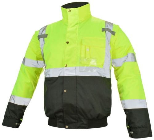 Kurtka ostrzegawcza ocieplana ART.MAS Flash Short B2 Yellow