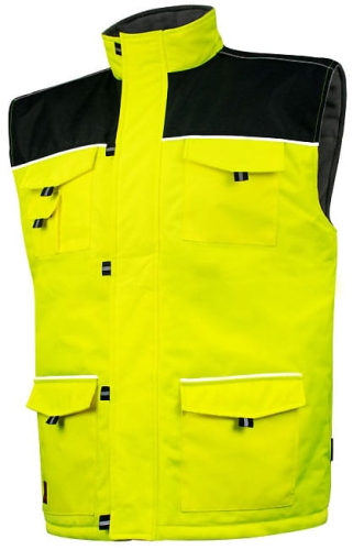 Bezrękawnik ocieplany ART.MAS PROF-TOP Yellow
