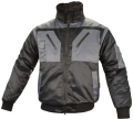 Kurtka ocieplana ART.MAS PILOT-bi Black/Grey