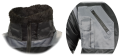 Kurtka ocieplana ART.MAS PILOT-bi Black/Grey