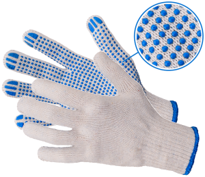 Rękawice robocze ART.MAS RND400 Blue (600 par)