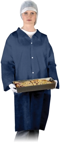 Fartuch laboratoryjny FLAB granatowy
