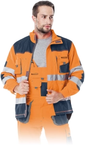 Bluza ostrzegawcza LH-FMNX-J pomarańczowo-granatowo-szara