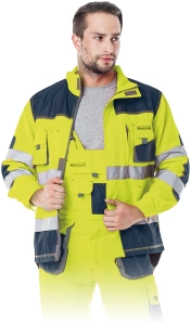 Bluza ostrzegawcza LH-FMNX-J żółto-granatowo-szara