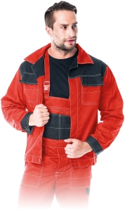 Bluza robocza MULTI MASTER czerwono-czarna