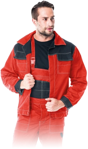 Bluza ochronna MULTI MASTER czerwono-czarna