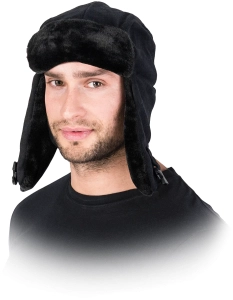 Czapka ocieplana uszanka CZOPAPA