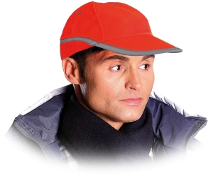 Czapka z daszkiem REIS CZFLUO pomarańczowa