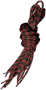Sznurowadła czarno-czerwone 120 cm
