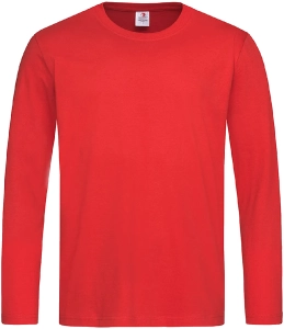 Koszulka T-shirt z długim rękawem STEDMAN ST2500 Scarlet Red
