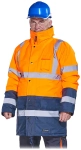Kurtka ostrzegawcza ocieplana PROFUS BLIZAR pomarańczowa