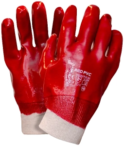 Rękawice robocze RED PVC (12 par)