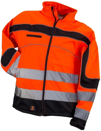 Kurtka softshell ostrzegawczy URGENT