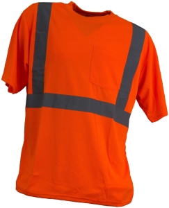 T-shirt URGENT URG-HV-PAM-PB23 pomarańczowy